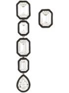Racil Magdalena Crystal Earrings - Black
