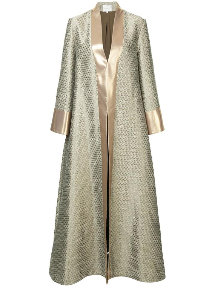 Layeur Oversized Longline Coat - Metallic