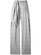 Christian Wijnants Glen Check Trousers - Blue