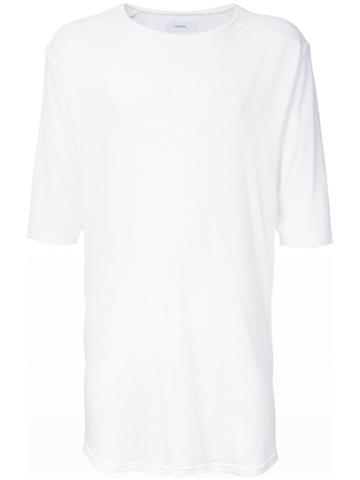 Marka - Half Sleeve T-shirt - Men - Cotton - 2, White, Cotton