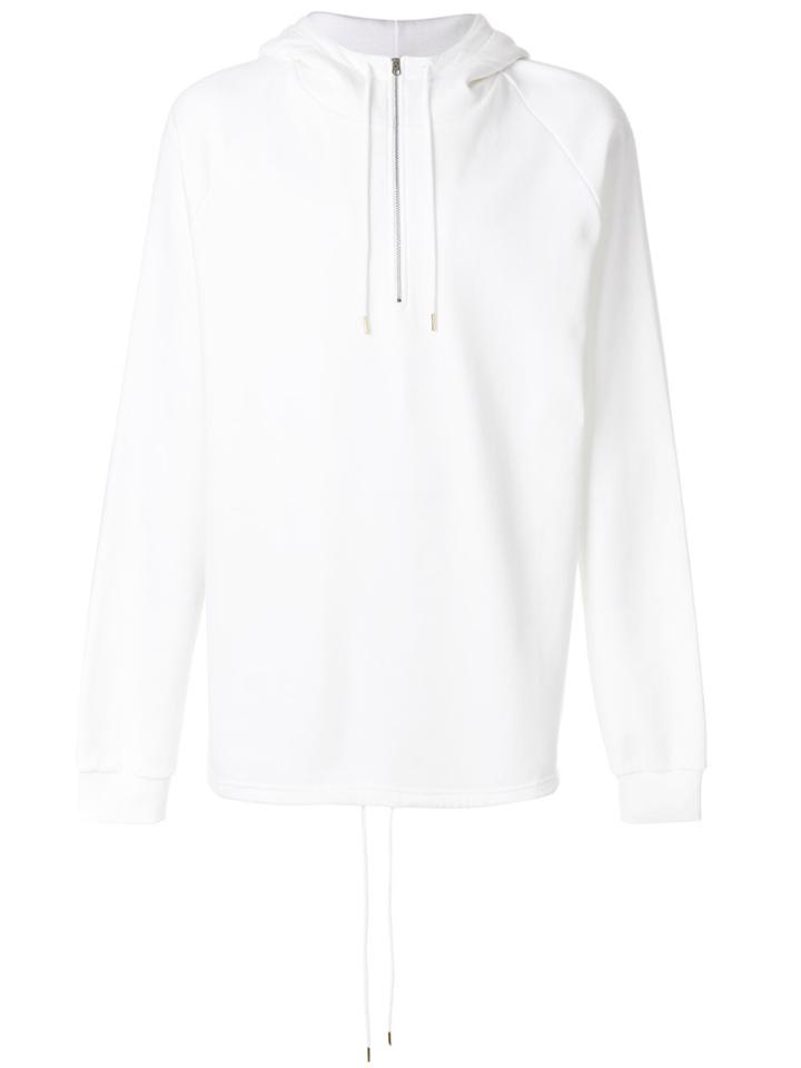 Stella Mccartney Half Zip Hoodie - White