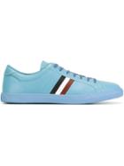 Moncler Monaco Sneakers, Men's, Size: 39, Blue, Leather/rubber