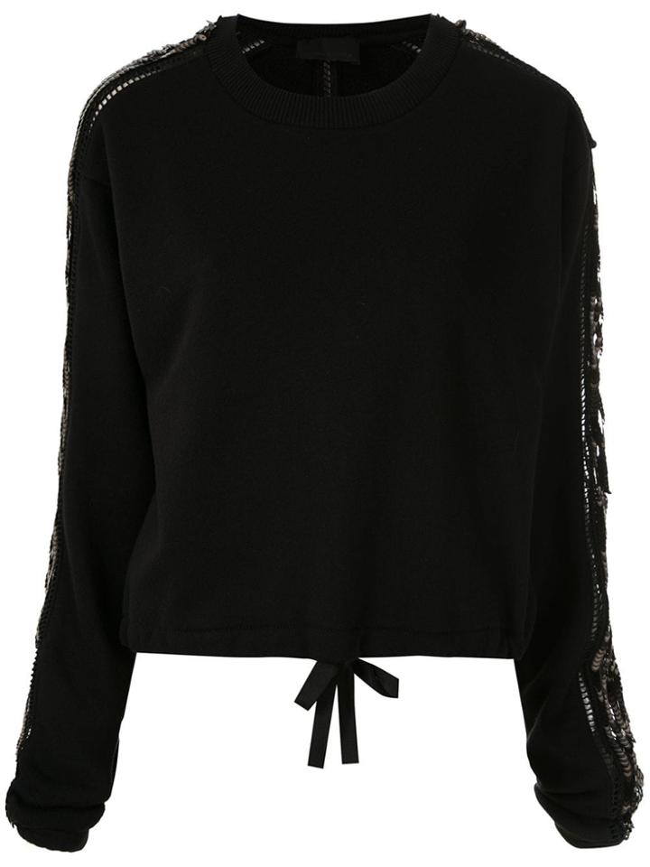 Andrea Bogosian Sequinned Peyton Sweatshirt - Black