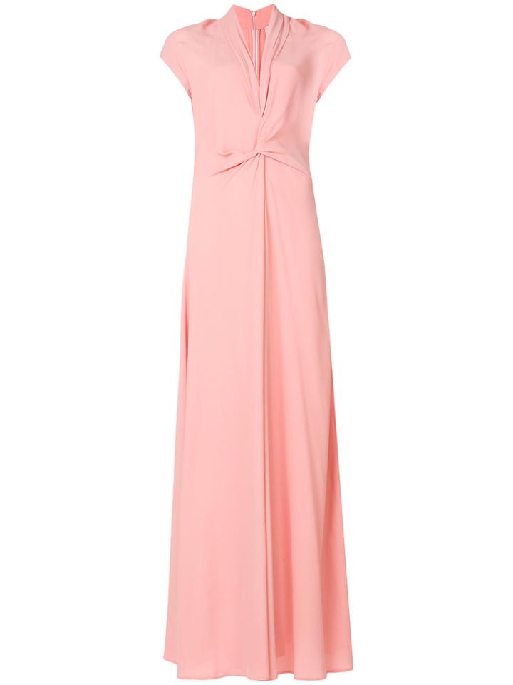 Erika Cavallini Chiffon Gown - Pink & Purple