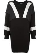 Neil Barrett Oversized Jumper, Women's, Size: Xs, Blue, Wool