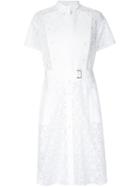 Sacai Star Lace Dress, Women's, Size: 3, White, Cupro/cotton