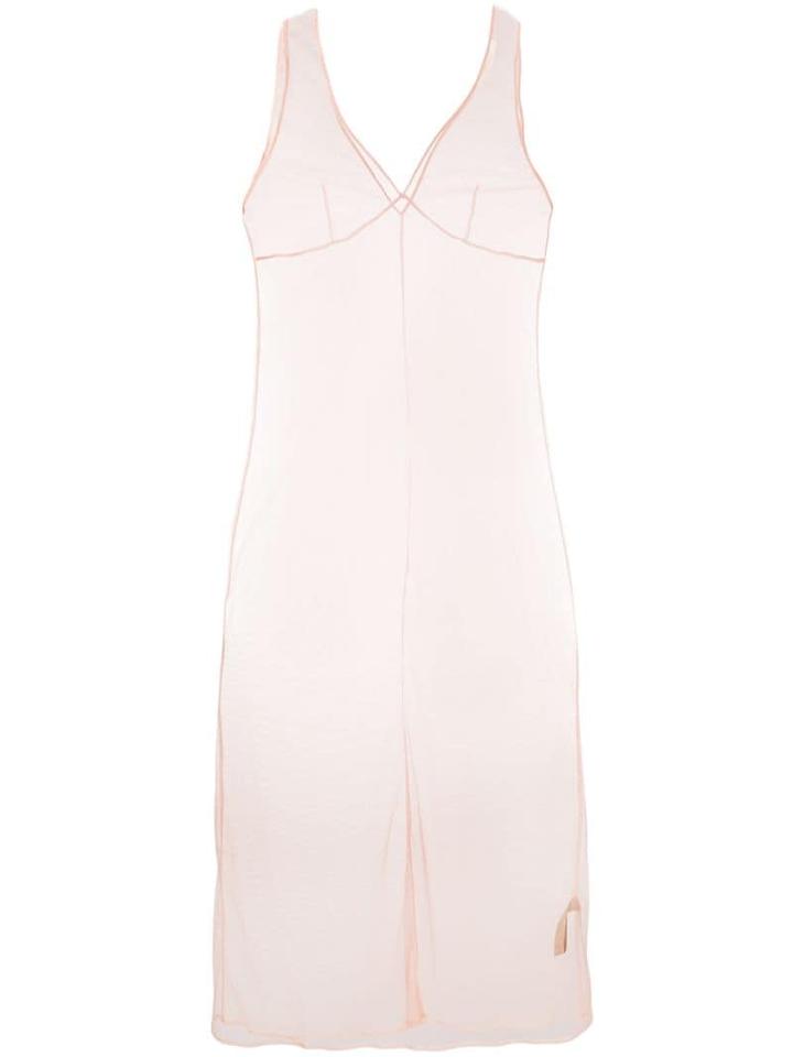 Ssheena Transparent Style Dress - Pink