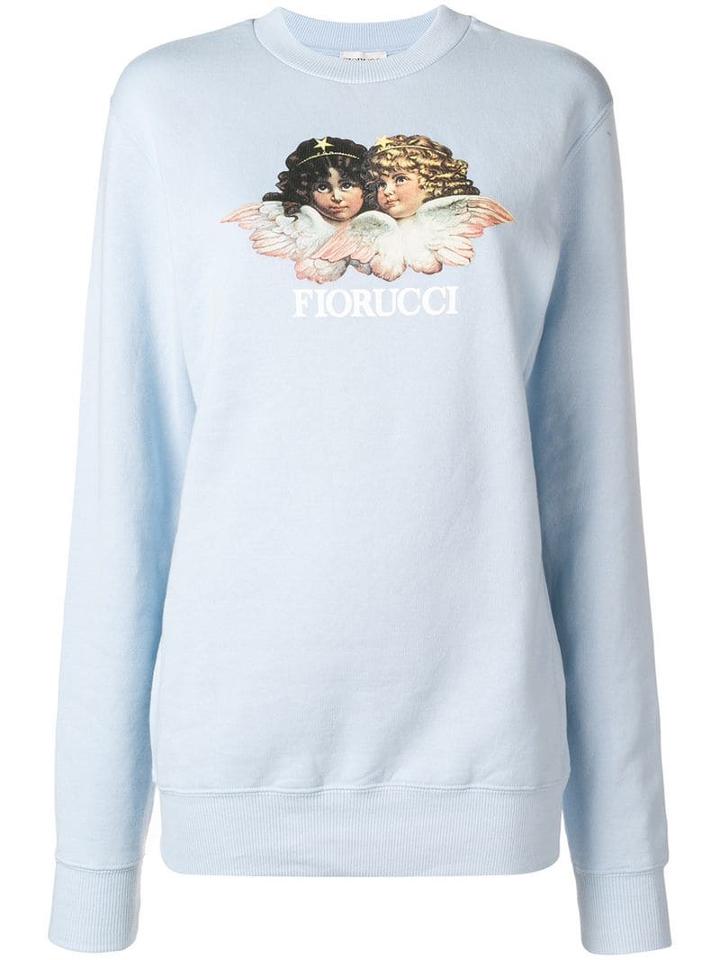 Fiorucci Vintage Angels Sweatshirt - Blue