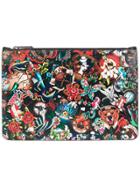 Dsquared2 Tattoo Print Pouch - Multicolour