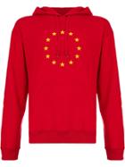 Both Star Circle Hoodie - Red