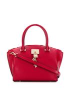 Dkny Padlock Handbag - Red