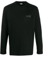Karl Lagerfeld Logo Print Sweater - Black