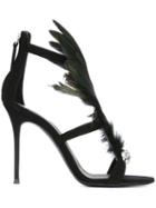 Giuseppe Zanotti Design Feather Embellished Sandals