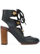 See By Chloé Lace-up Pumps - Black