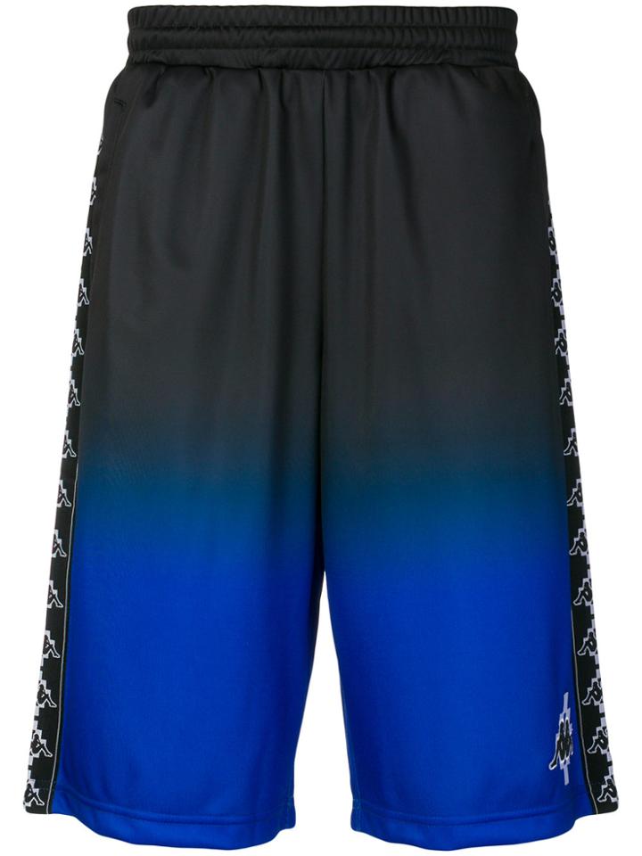 Marcelo Burlon County Of Milan Kappa Gradient Track Shorts - Black