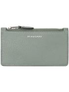 Burberry Two-tone Leather Card Case - Grey