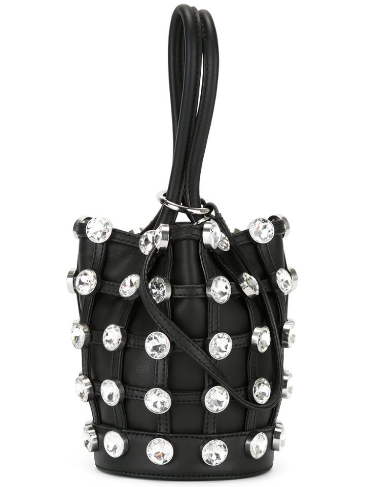 Alexander Wang Roxy Cage Mini Bucket Bag - Black