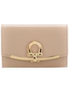 Salvatore Ferragamo Gancio Lock Wallet - Nude & Neutrals