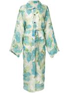 Lemaire Floral Print Shirt Dress - Multicolour