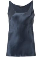 Gloria Coelho - Silk Top - Women - Silk - Pp, Blue, Silk