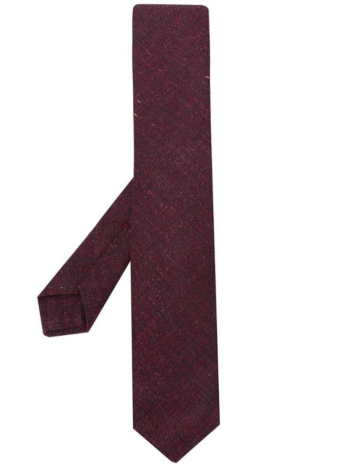 Kiton Cashmere Neck Tie - Red