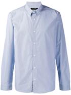 A.p.c. Striped Long-sleeve Shirt - Blue
