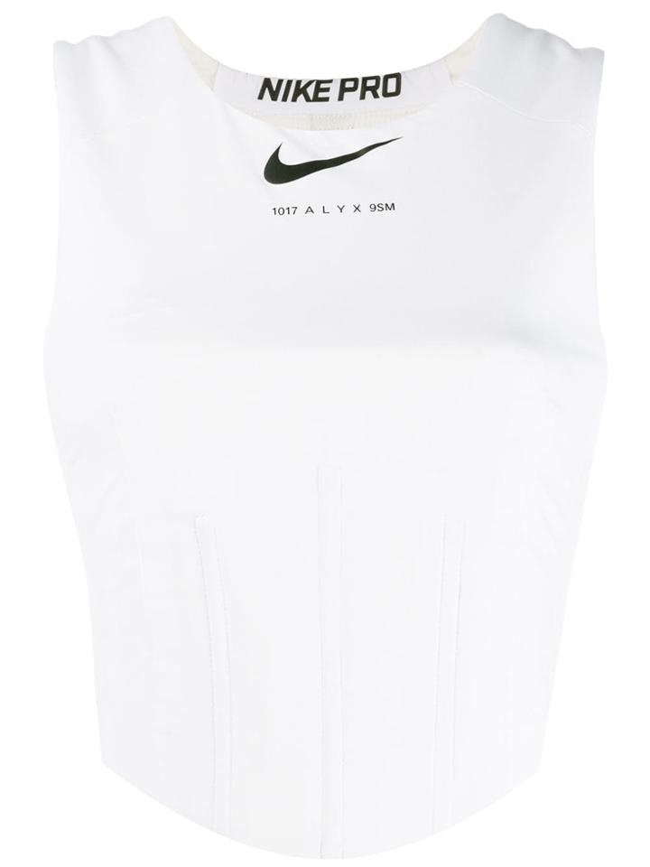 1017 Alyx 9sm Duel Corset Top - White