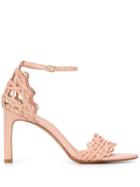 Zimmermann Woven Sandals - Pink