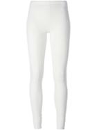 Rick Owens Lilies Stretch Leggings, Women's, Size: 42, White, Spandex/elastane/viscose/polyamide