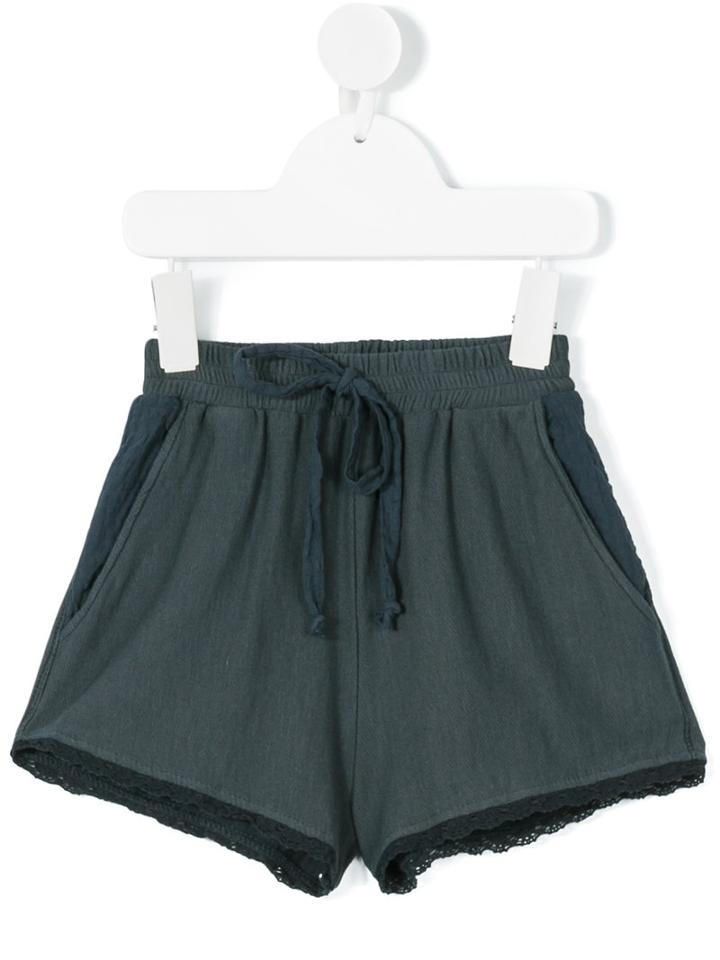 Caffe' D'orzo - Prisca Shorts - Kids - Cotton/spandex/elastane/micromodal - 8 Yrs, Girl's, Grey