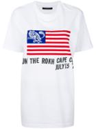 Rokh Usa Flag T-shirt - White