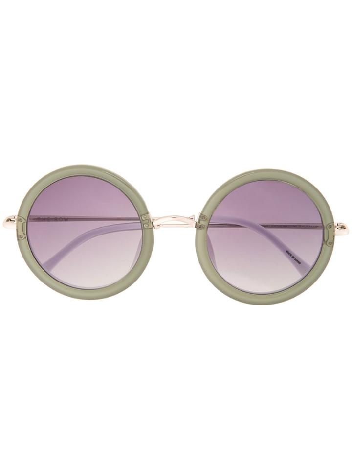 Linda Farrow The Row 8 Sunglasses - Green
