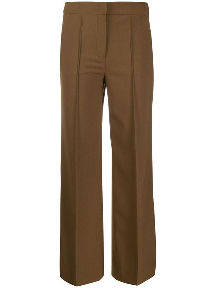 Dorothee Schumacher Mid-rise Flared Trousers - Brown
