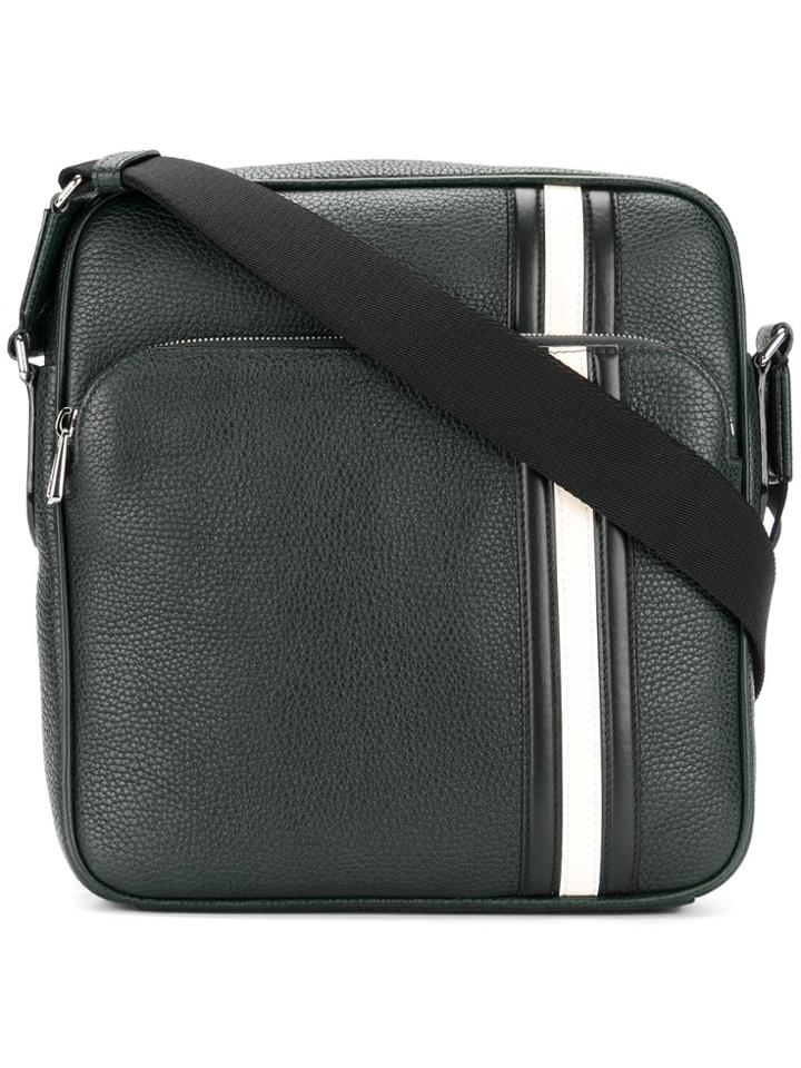 Bally Striped Tote - Green