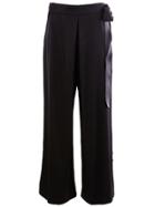 Maison Rabih Kayrouz Wide Leg Trousers - Black