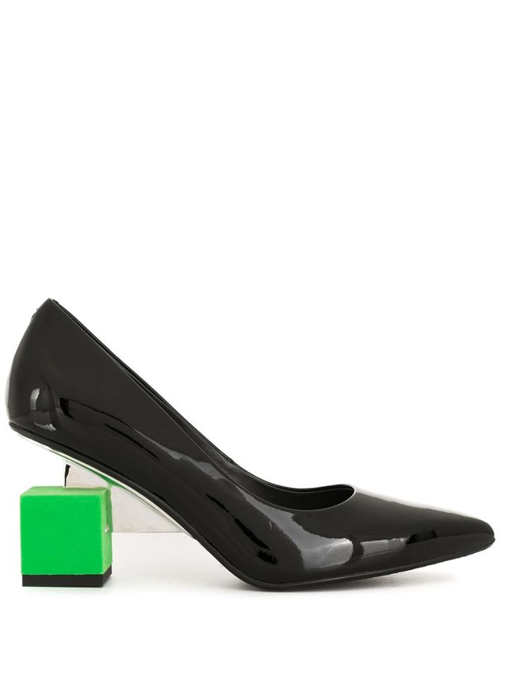 United Nude Cube Heel Sandals - Black