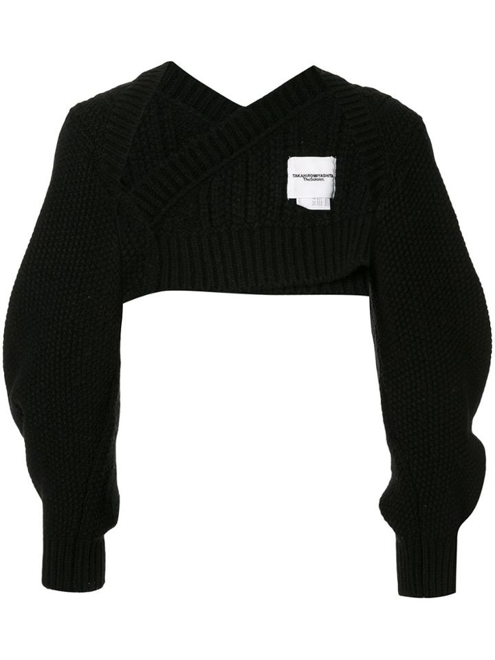 Takahiromiyashita The Soloist Long Sleeved Shrug - Black