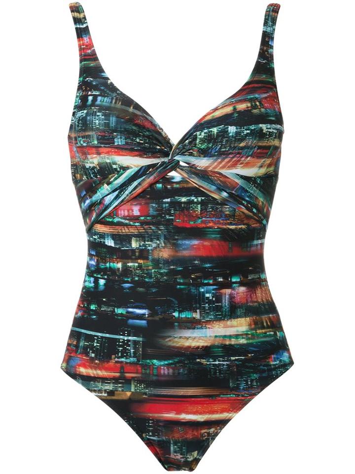 Lygia & Nanny Twist Detail Swimsuit, Women's, Size: 42, Black, Polyamide/spandex/elastane