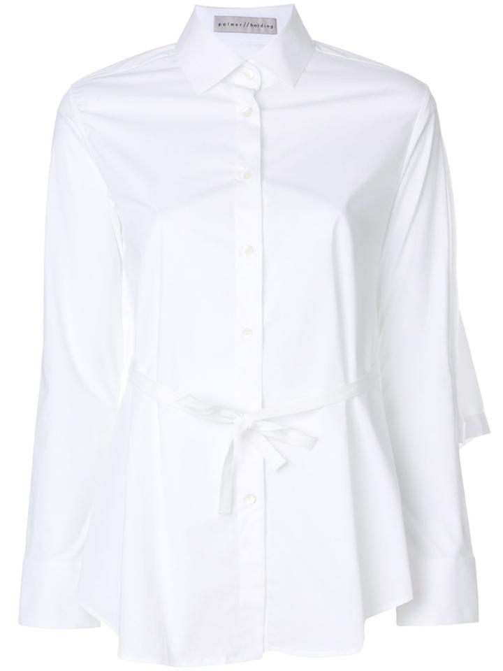 Palmer / Harding Classic Collar Blouse - White