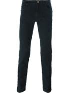 Dolce & Gabbana Slim Fit Jeans, Men's, Size: 44, Grey, Cotton/spandex/elastane/calf Leather