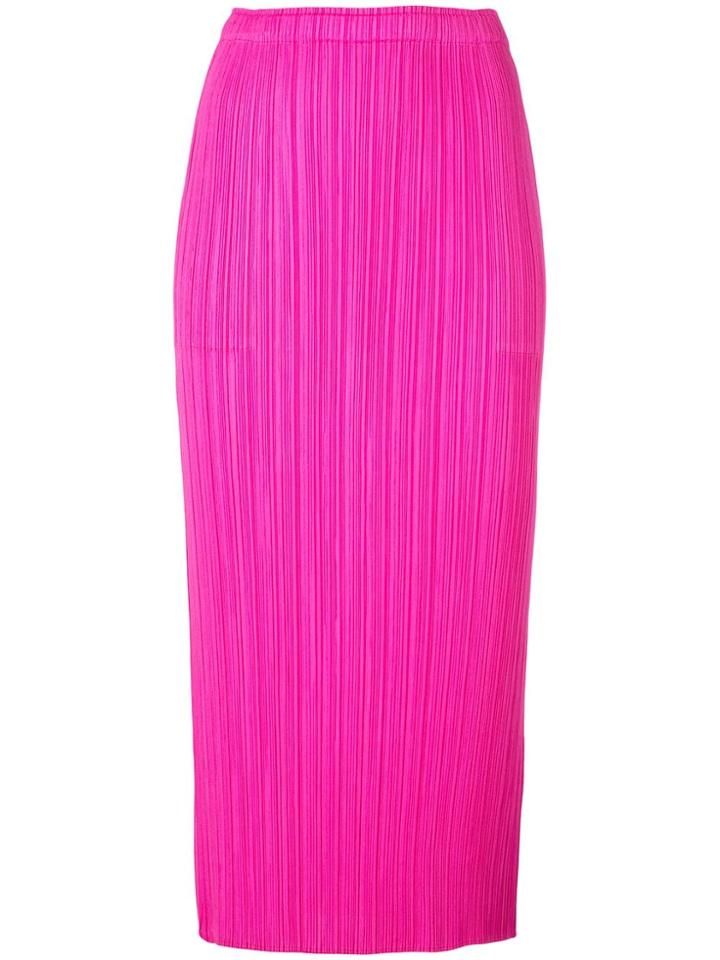 Pleats Please Issey Miyake New Colourful Pleated Skirt - Pink