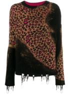 Pinko Panelled Intarsia Knit Jumper - Black
