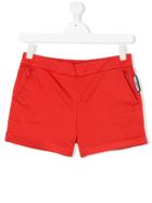 Moschino Kids Elasticated Waistband Shorts - Red