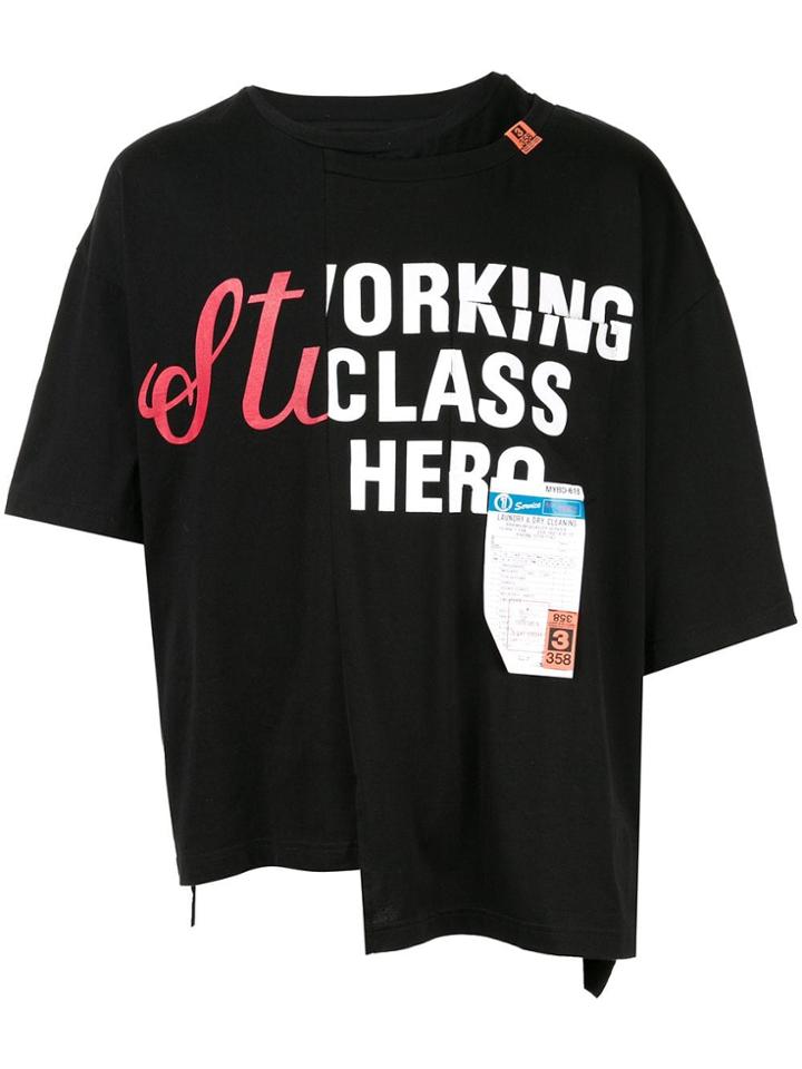 Maison Mihara Yasuhiro Working Class Hero T-shirt - Black