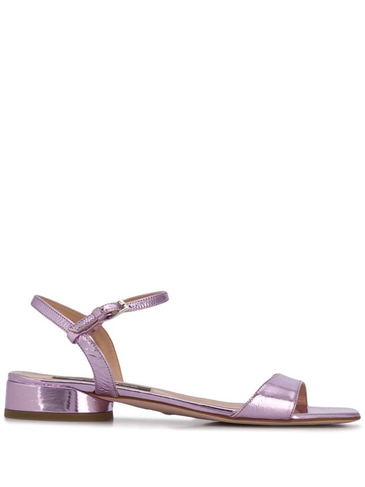 Sebastian Strappy Sandals - Purple