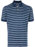 Eleventy Striped Polo Shirt - Blue