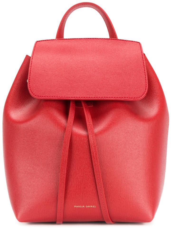Mansur Gavriel Mini Backpack - Red