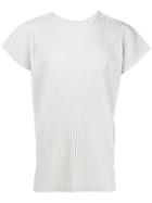 Homme Plissé Issey Miyake Ribbed T-shirt - Nude & Neutrals