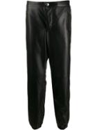 Prada Double Material Trousers - Black