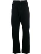 Mcq Alexander Mcqueen Drop Crotch Straight Jeans - Black